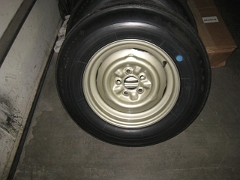 Orig 15 Inch Steel Wheel a front